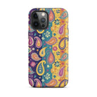 Indian Whimsical Paisley Tough MagSafe iPhone® Case - The Global Wanderer