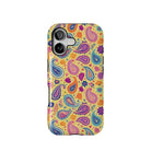 Indian Whimsical Paisley Tough MagSafe iPhone Case - The Global Wanderer