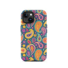 Indian Whimsical Paisley Tough MagSafe iPhone® Case - The Global Wanderer