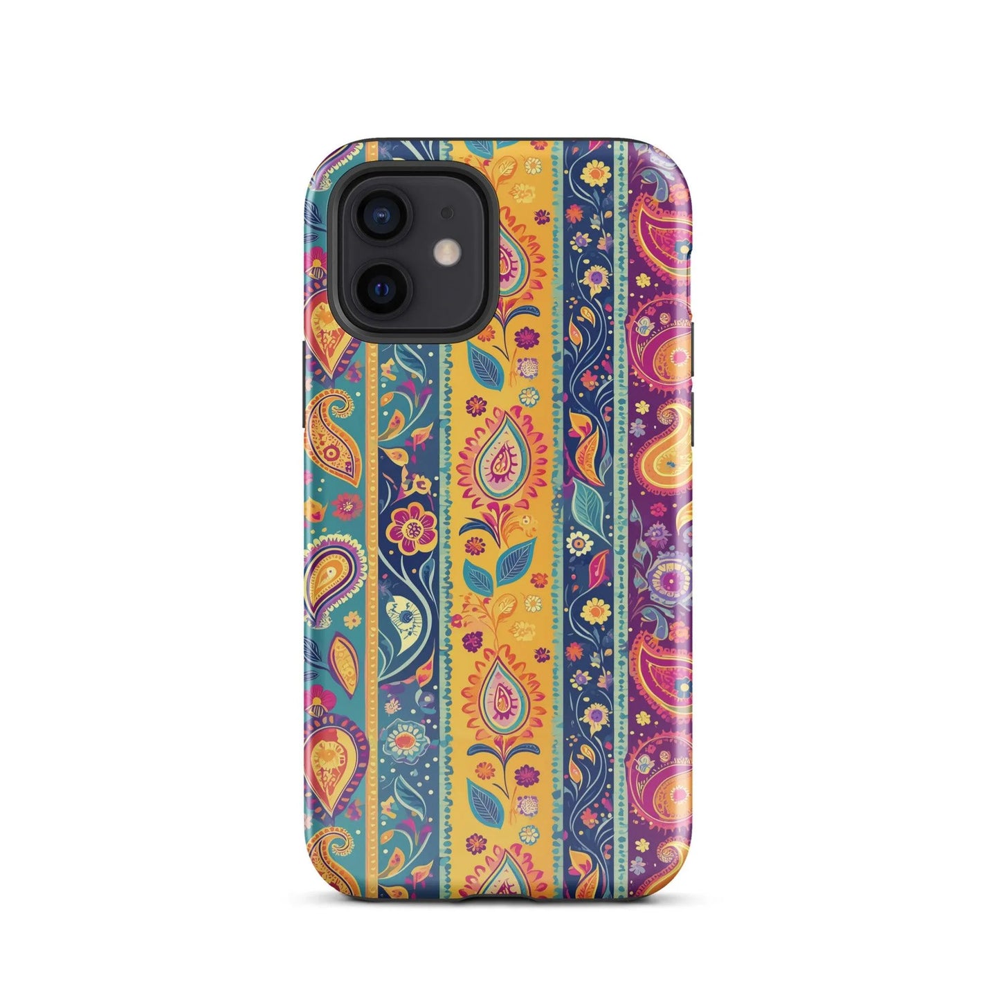 Indian Whimsical Paisley Tough MagSafe iPhone® Case - The Global Wanderer