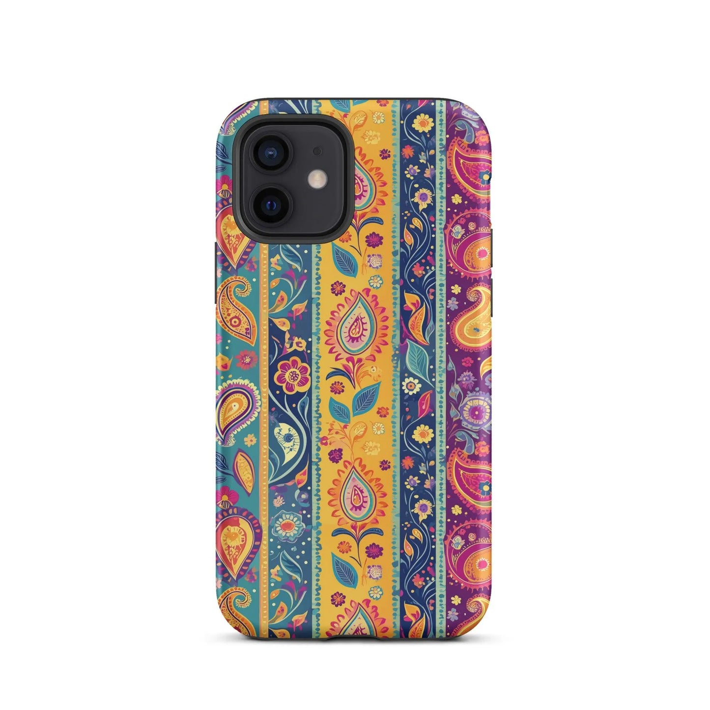 Indian Whimsical Paisley Tough MagSafe iPhone® Case - The Global Wanderer