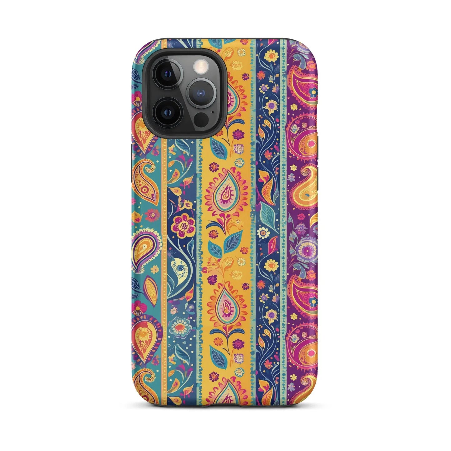 Indian Whimsical Paisley Tough MagSafe iPhone® Case - The Global Wanderer