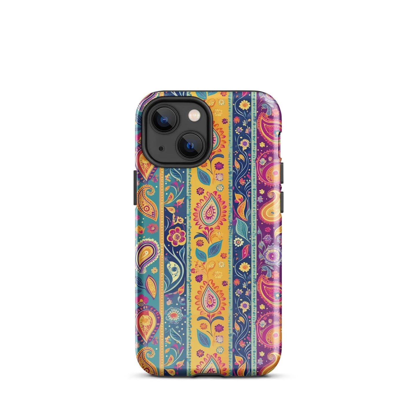 Indian Whimsical Paisley Tough MagSafe iPhone® Case - The Global Wanderer