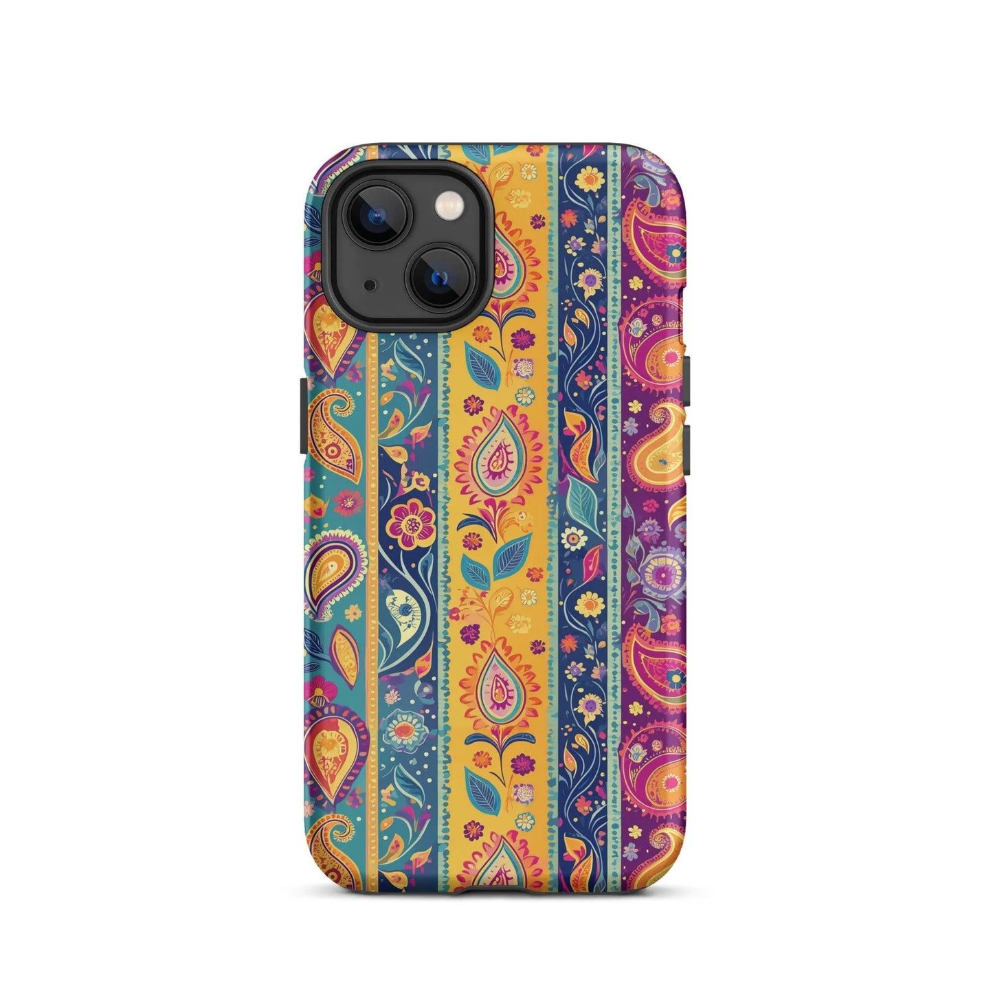 Indian Whimsical Paisley Tough MagSafe iPhone® Case - The Global Wanderer