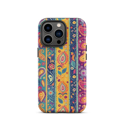 Indian Whimsical Paisley Tough MagSafe iPhone® Case - The Global Wanderer