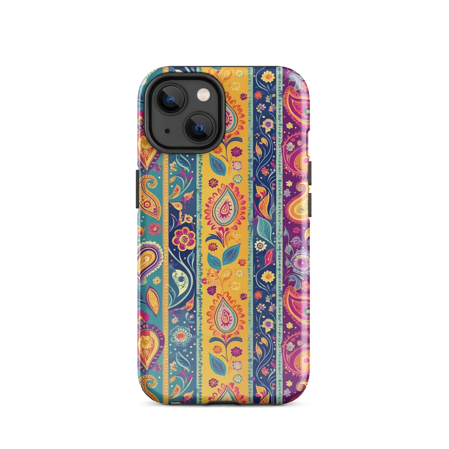 Indian Whimsical Paisley Tough MagSafe iPhone® Case - The Global Wanderer