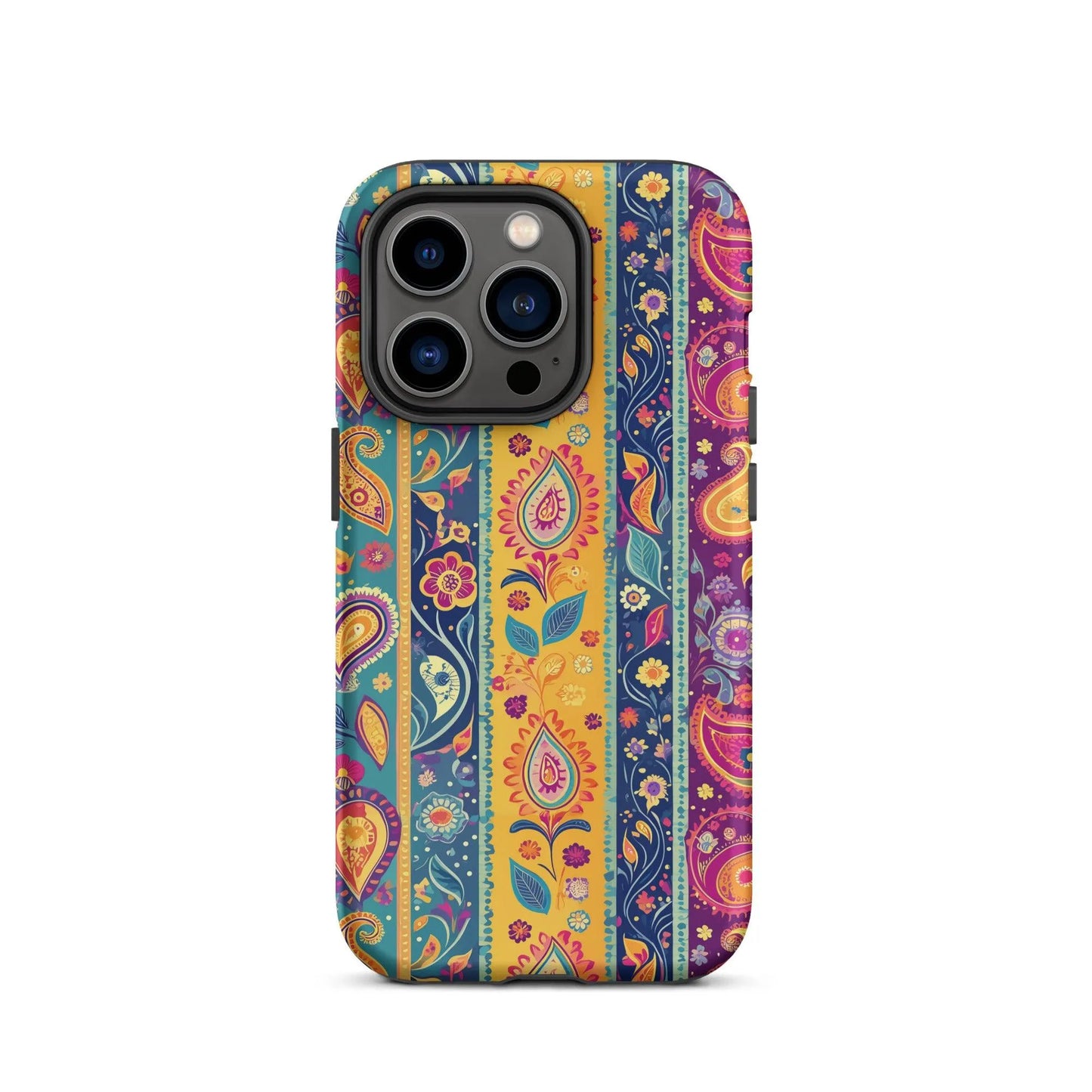 Indian Whimsical Paisley Tough MagSafe iPhone® Case - The Global Wanderer