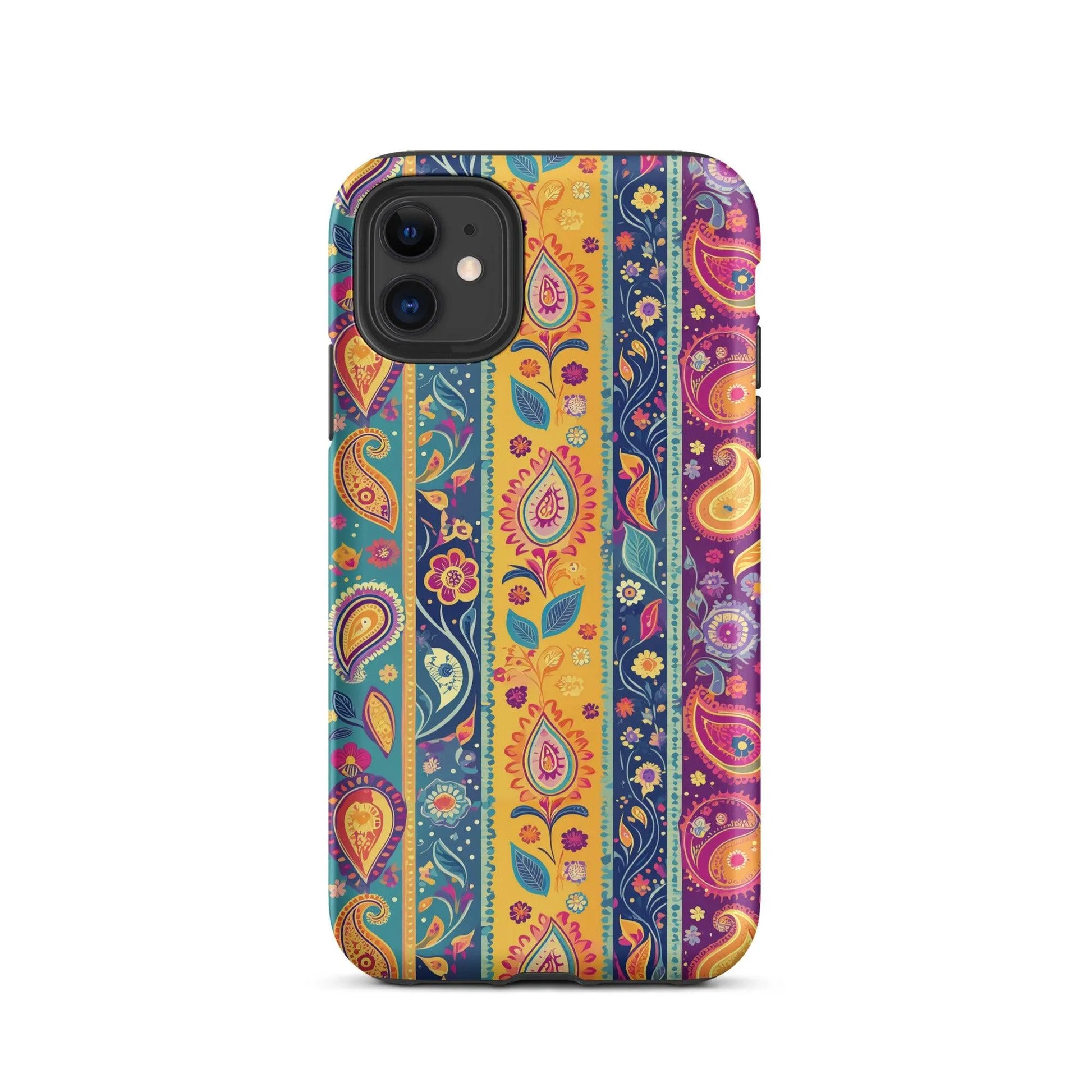 Indian Whimsical Paisley Tough MagSafe iPhone® Case - The Global Wanderer