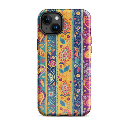 Indian Whimsical Paisley Tough MagSafe iPhone® Case - The Global Wanderer