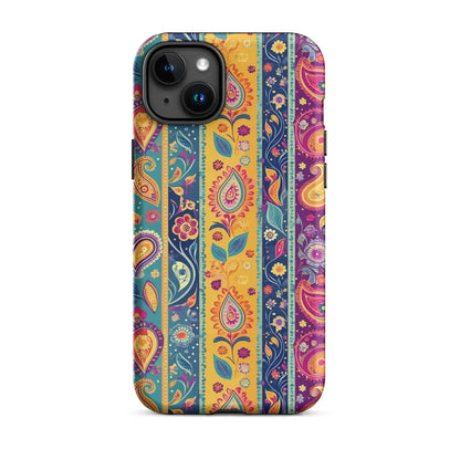 Indian Whimsical Paisley Tough MagSafe iPhone® Case - The Global Wanderer