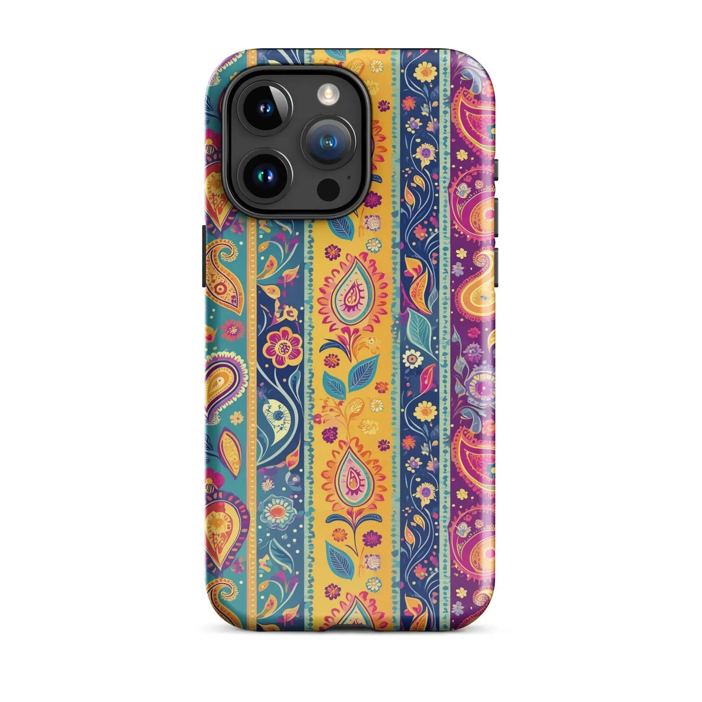 Indian Whimsical Paisley Tough MagSafe iPhone® Case - The Global Wanderer