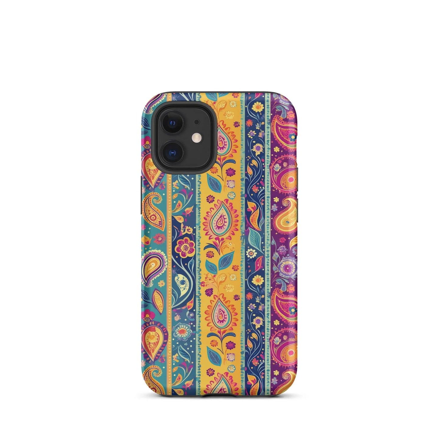 Indian Whimsical Paisley Tough MagSafe iPhone® Case - The Global Wanderer