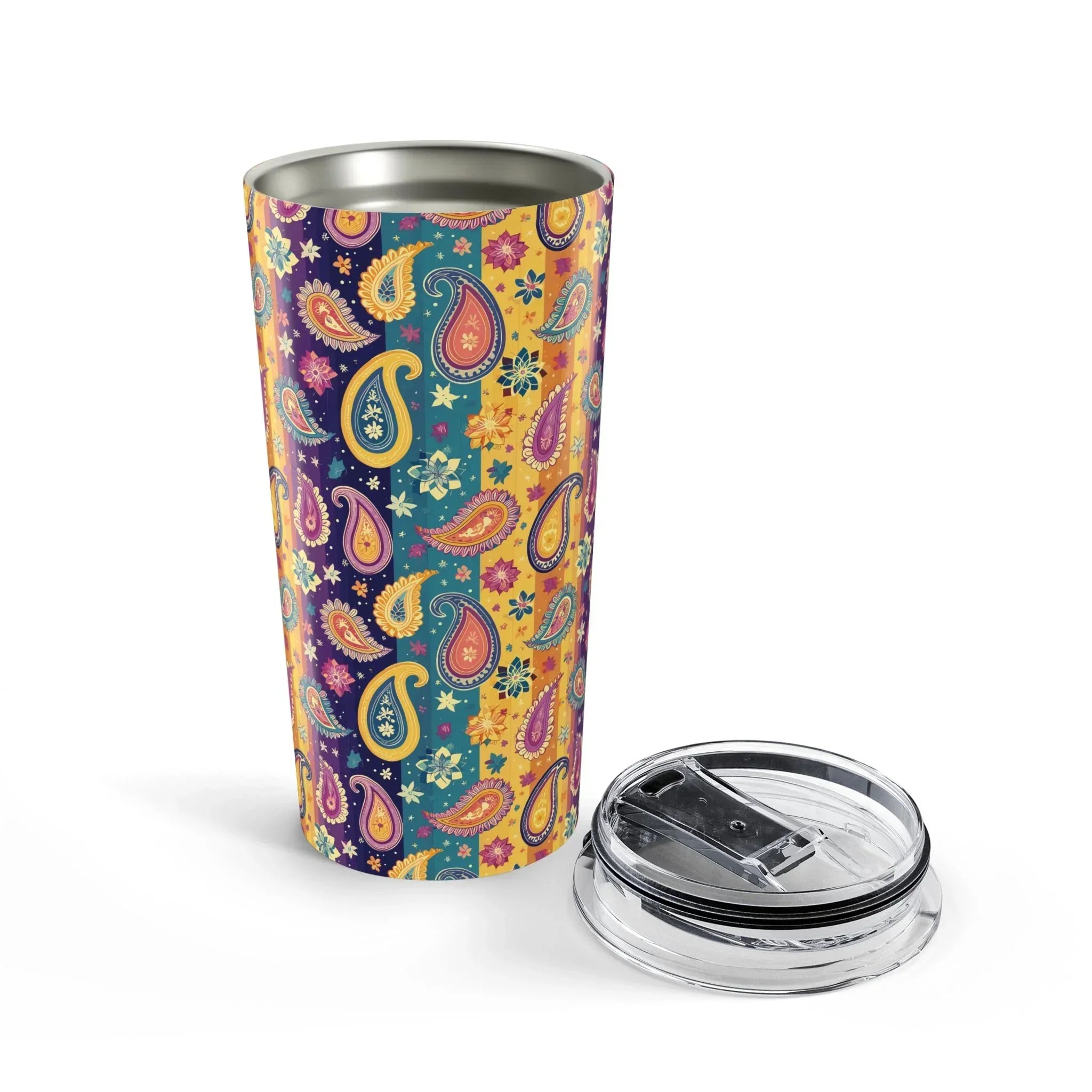 Indian Whimsical Paisley Tumbler - The Global Wanderer