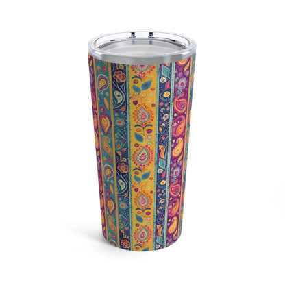 Indian Whimsical Paisley Tumbler - The Global Wanderer