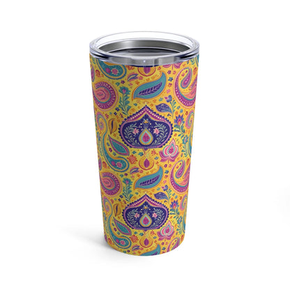 Indian Whimsical Paisley Tumbler - The Global Wanderer