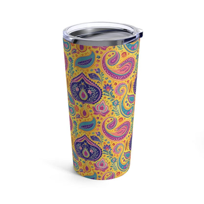 Indian Whimsical Paisley Tumbler - The Global Wanderer