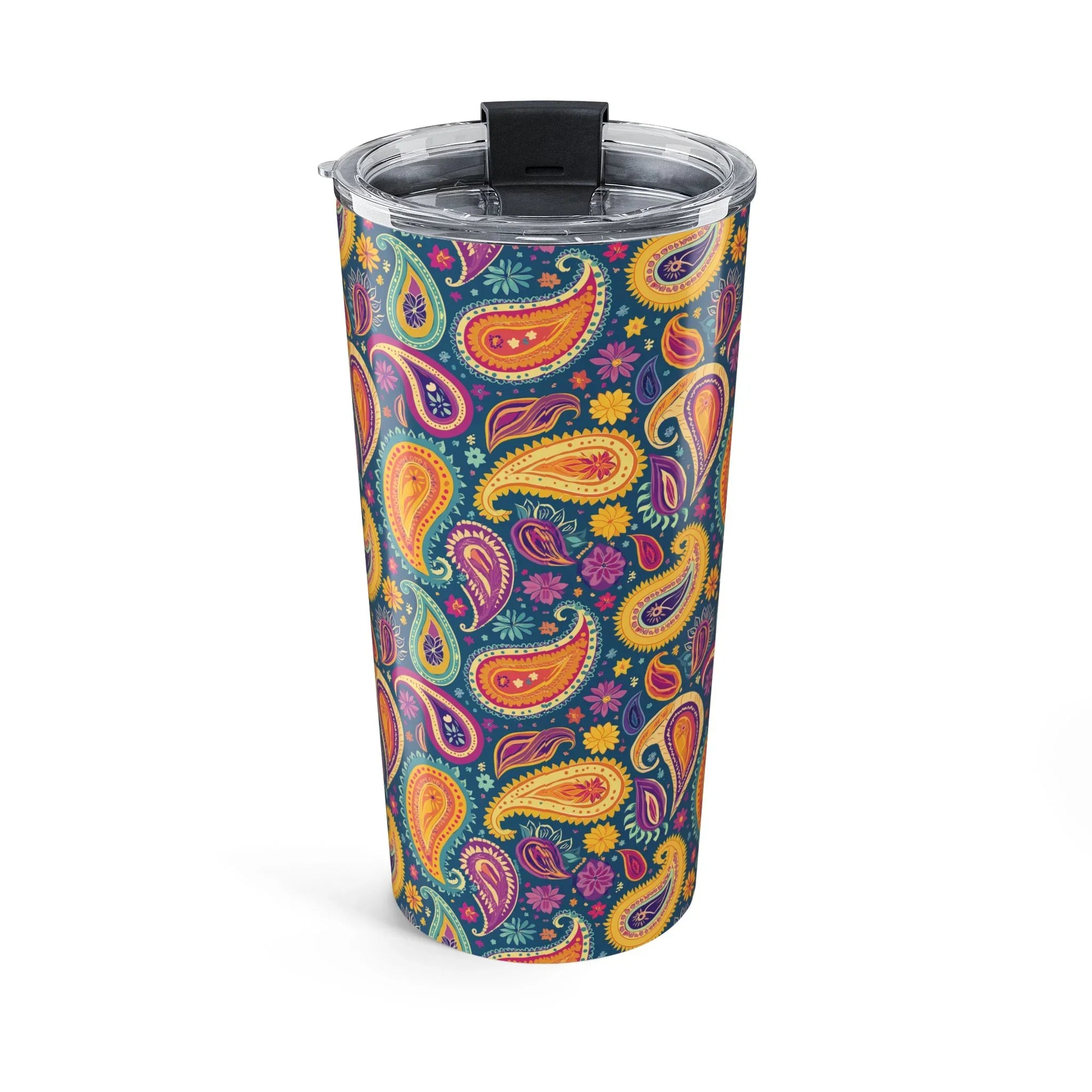 Indian Whimsical Paisley Tumbler - The Global Wanderer