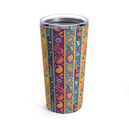 Indian Whimsical Paisley Tumbler - The Global Wanderer