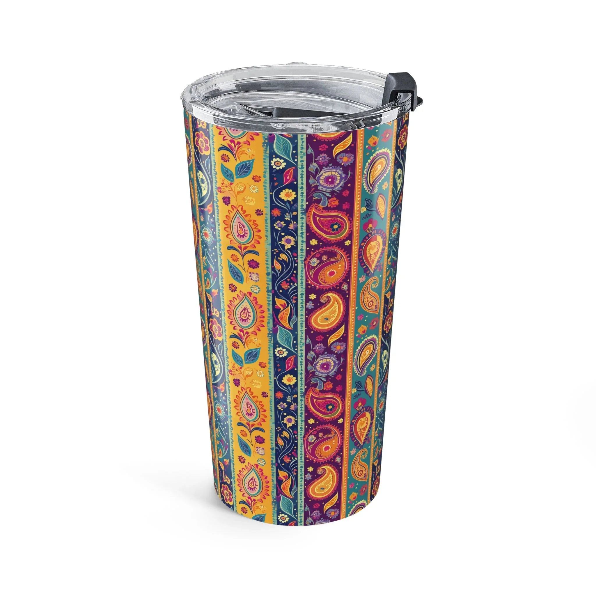 Indian Whimsical Paisley Tumbler - The Global Wanderer