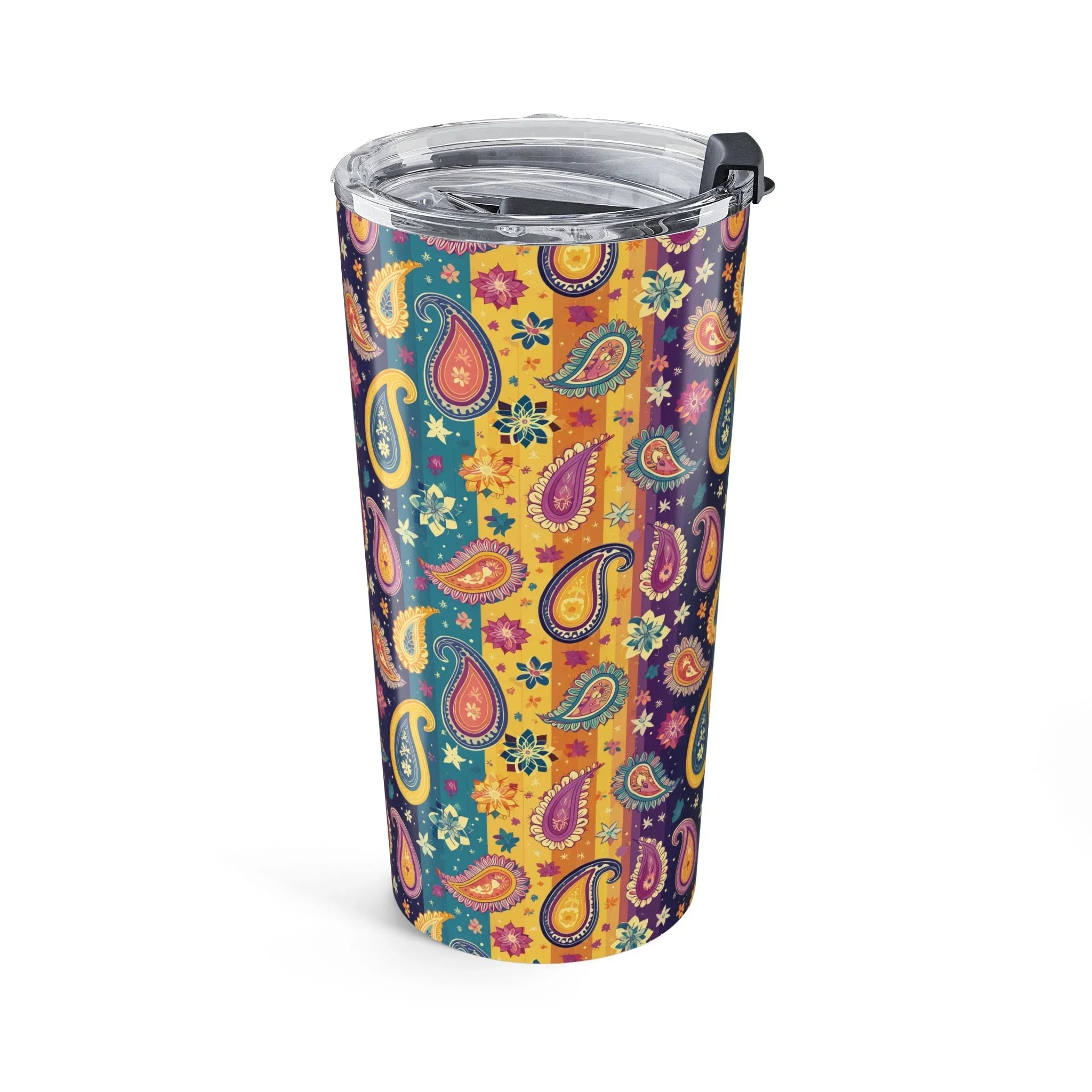 Indian Whimsical Paisley Tumbler - The Global Wanderer