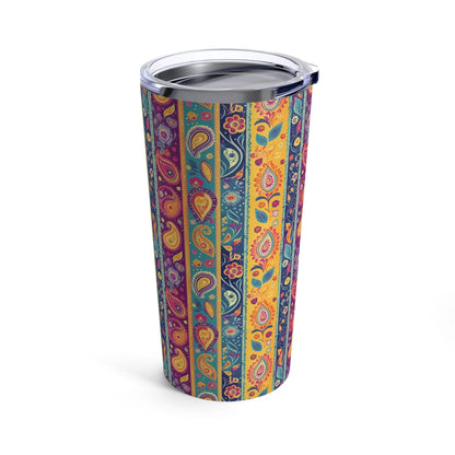 Indian Whimsical Paisley Tumbler - The Global Wanderer