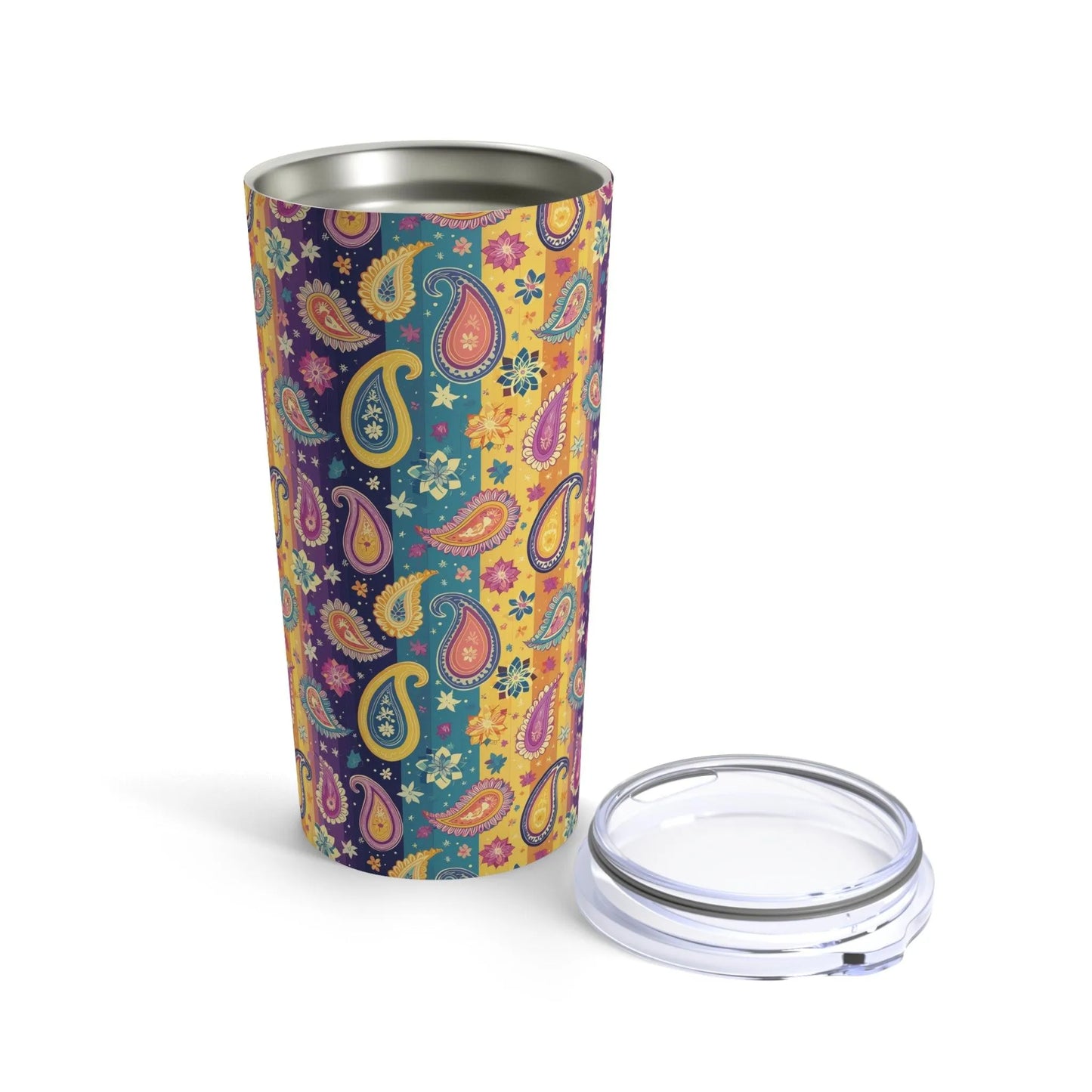 Indian Whimsical Paisley Tumbler - The Global Wanderer