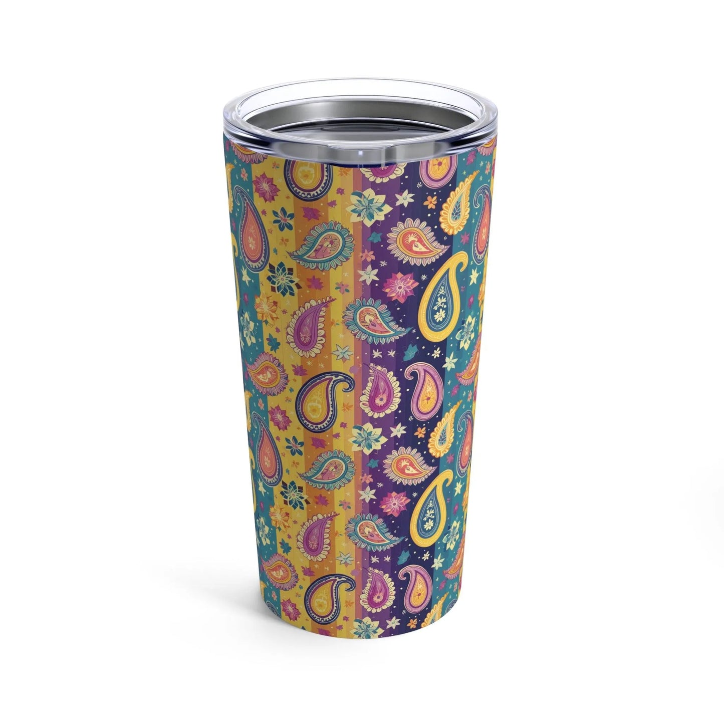 Indian Whimsical Paisley Tumbler - The Global Wanderer