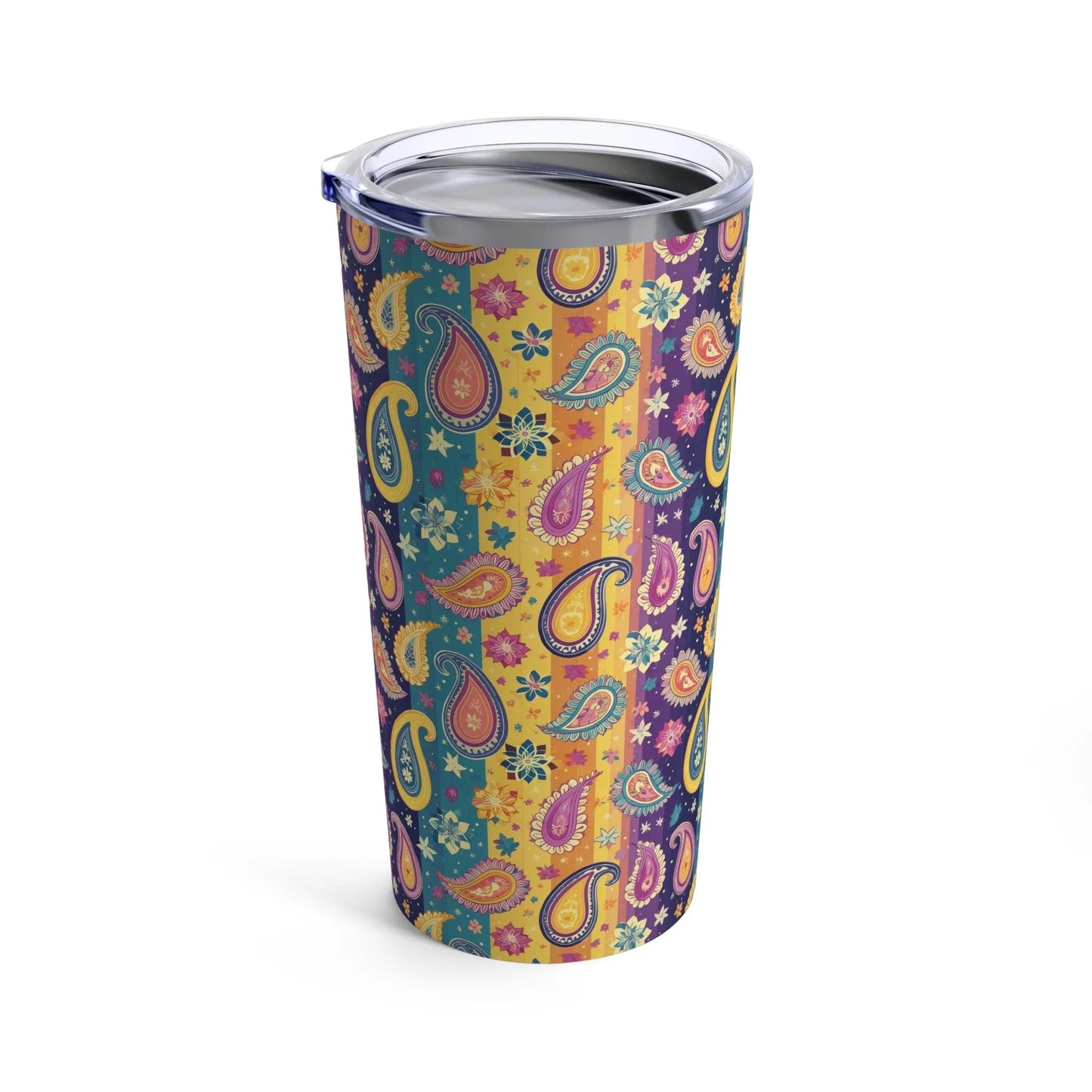 Indian Whimsical Paisley Tumbler - The Global Wanderer