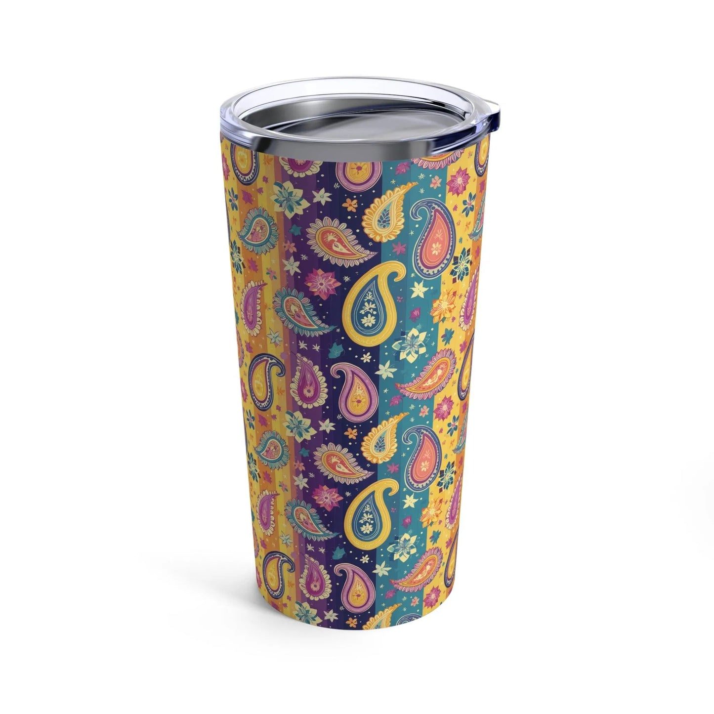 Indian Whimsical Paisley Tumbler - The Global Wanderer