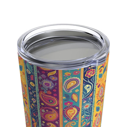 Indian Whimsical Paisley Tumbler - The Global Wanderer