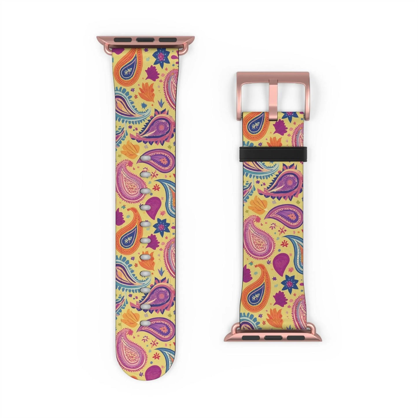 Indian Whimsical Paisley Watch Band - The Global Wanderer