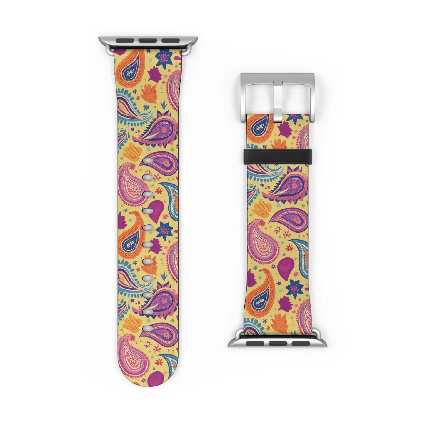 Indian Whimsical Paisley Watch Band - The Global Wanderer