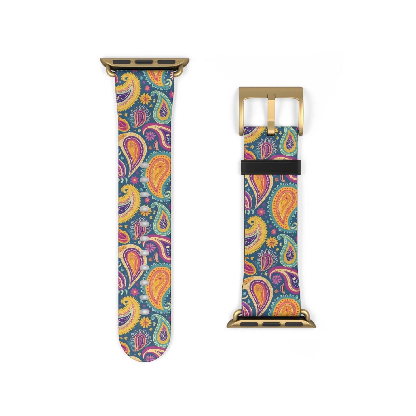 Indian Whimsical Paisley Watch Band - The Global Wanderer