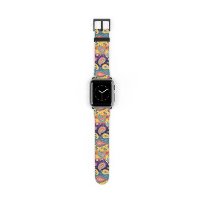 Indian Whimsical Paisley Watch Band - The Global Wanderer