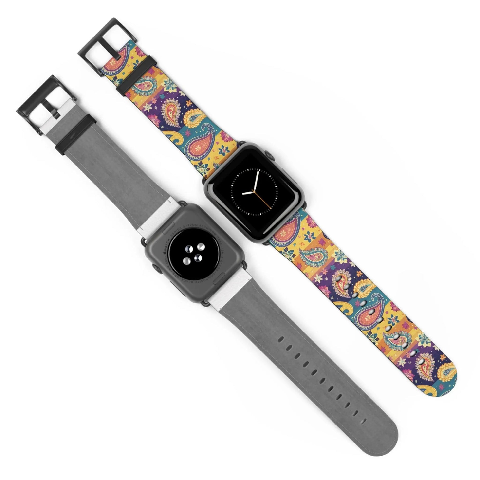 Indian Whimsical Paisley Watch Band - The Global Wanderer