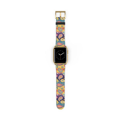 Indian Whimsical Paisley Watch Band - The Global Wanderer