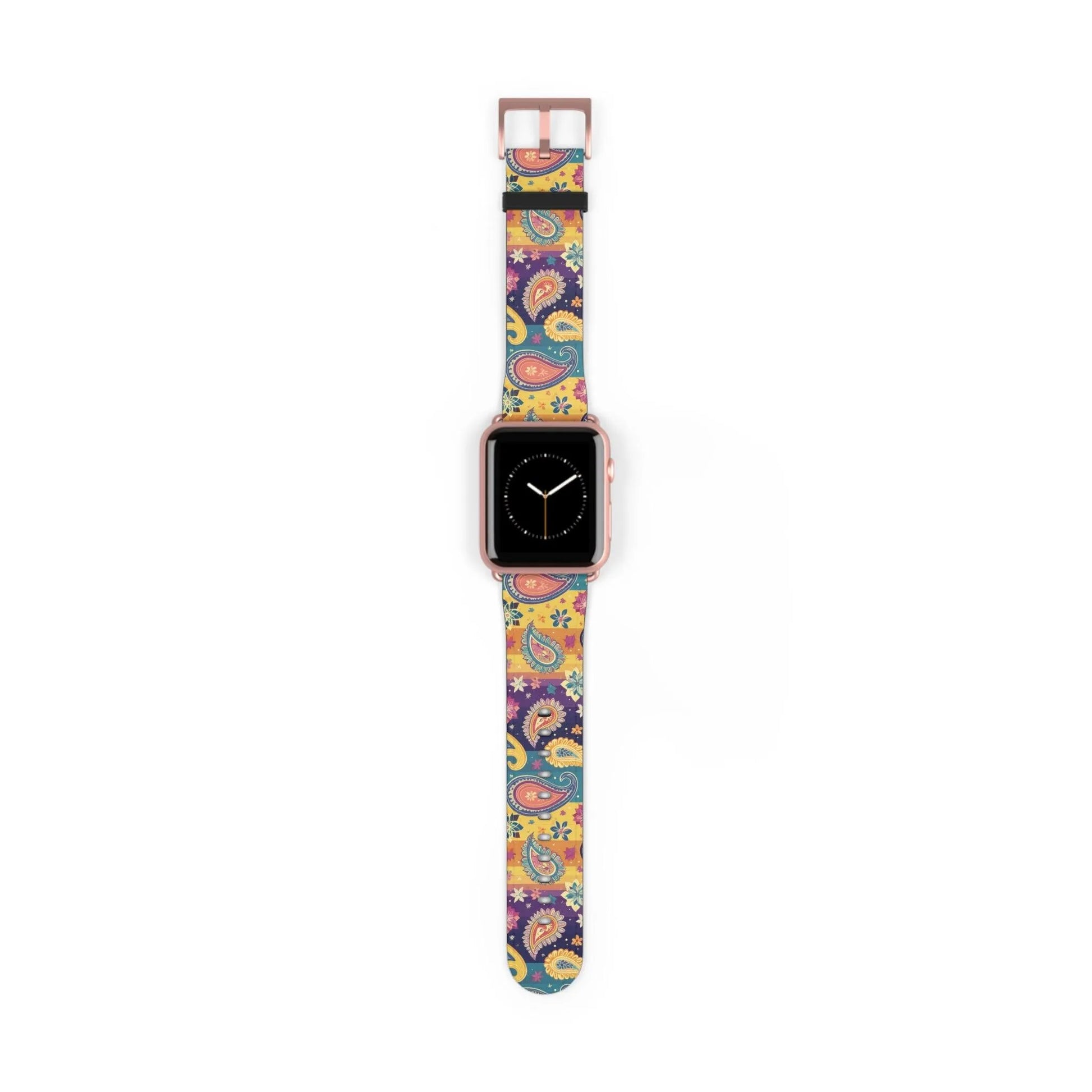 Indian Whimsical Paisley Watch Band - The Global Wanderer