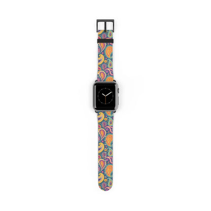 Indian Whimsical Paisley Watch Band - The Global Wanderer