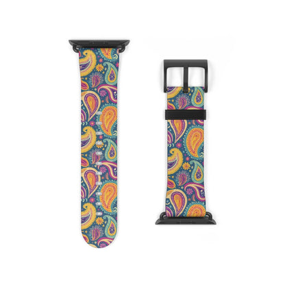 Indian Whimsical Paisley Watch Band - The Global Wanderer