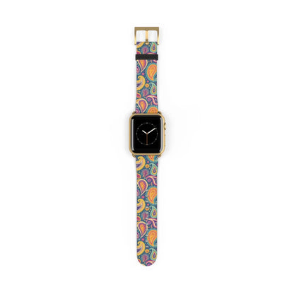 Indian Whimsical Paisley Watch Band - The Global Wanderer