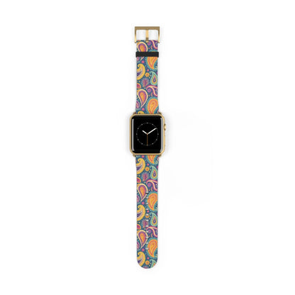 Indian Whimsical Paisley Watch Band - The Global Wanderer