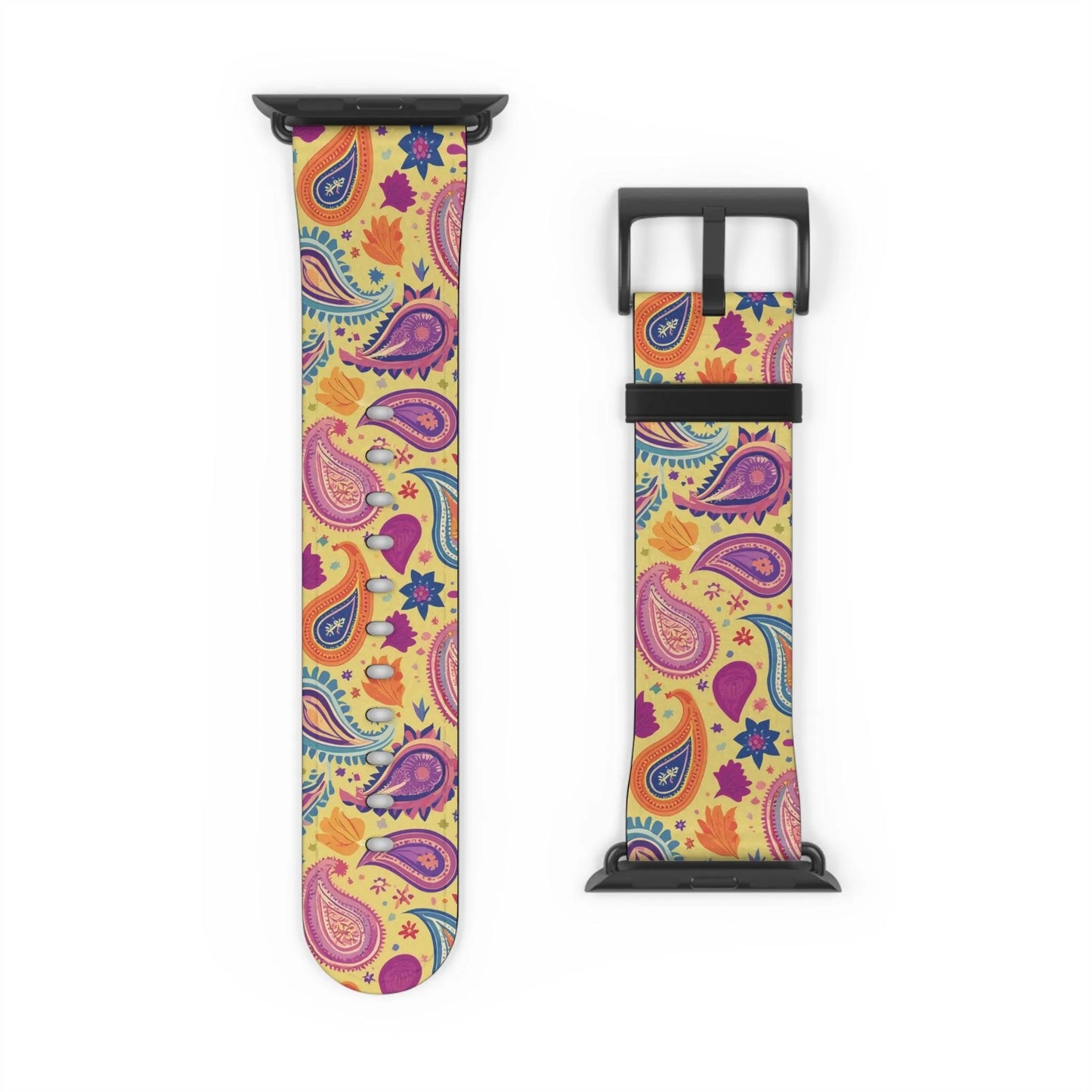 Indian Whimsical Paisley Watch Band - The Global Wanderer