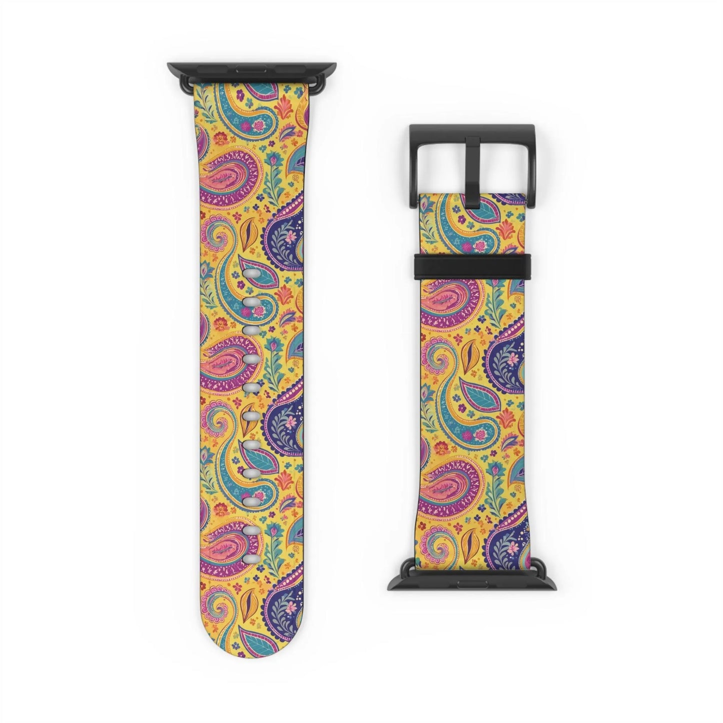 Indian Whimsical Paisley Watch Band - The Global Wanderer