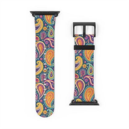 Indian Whimsical Paisley Watch Band - The Global Wanderer