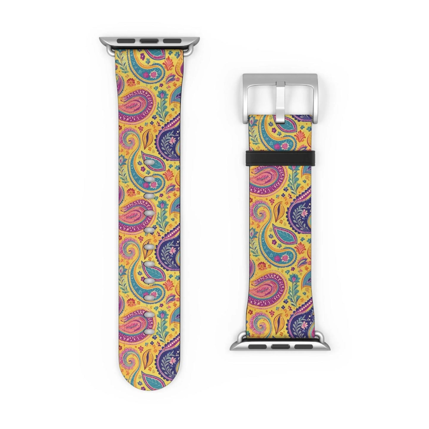 Indian Whimsical Paisley Watch Band - The Global Wanderer