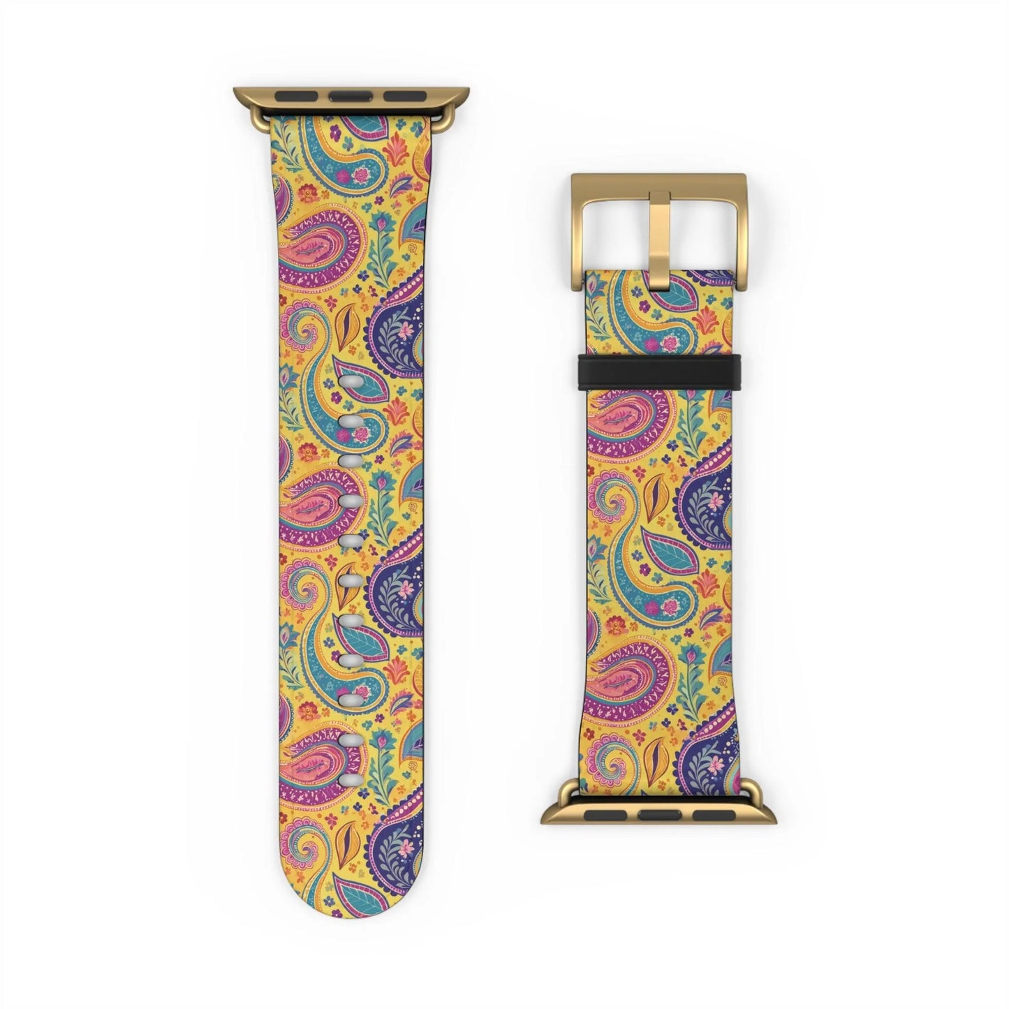 Indian Whimsical Paisley Watch Band - The Global Wanderer