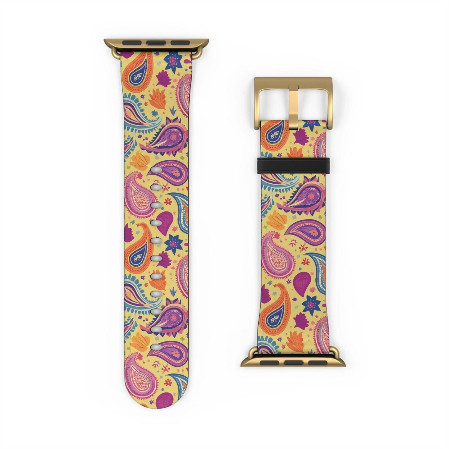 Indian Whimsical Paisley Watch Band - The Global Wanderer