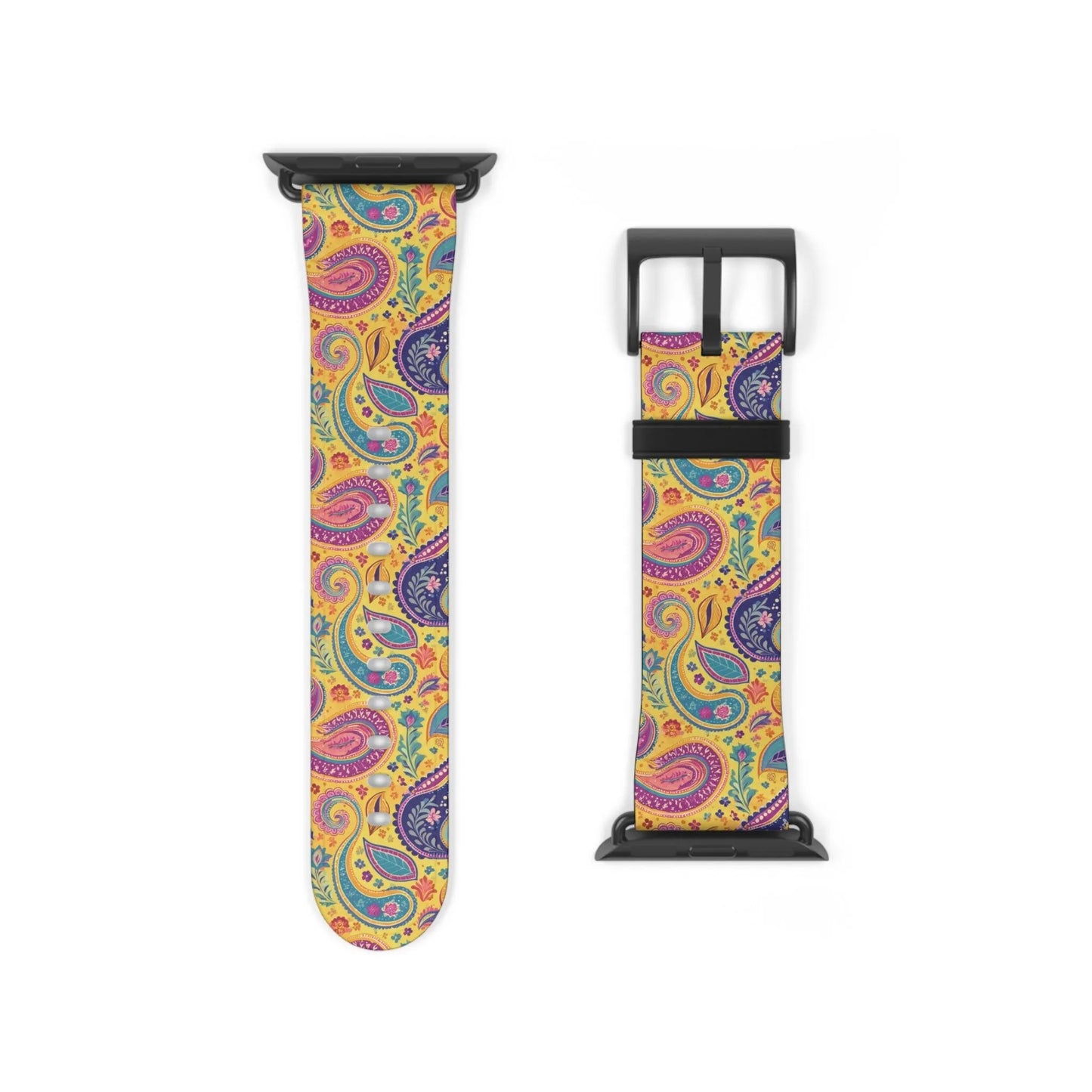 Indian Whimsical Paisley Watch Band - The Global Wanderer