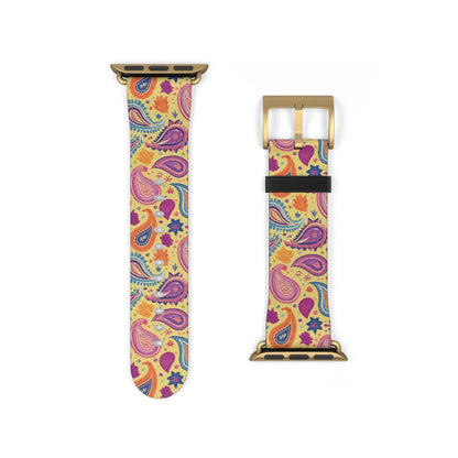 Indian Whimsical Paisley Watch Band - The Global Wanderer