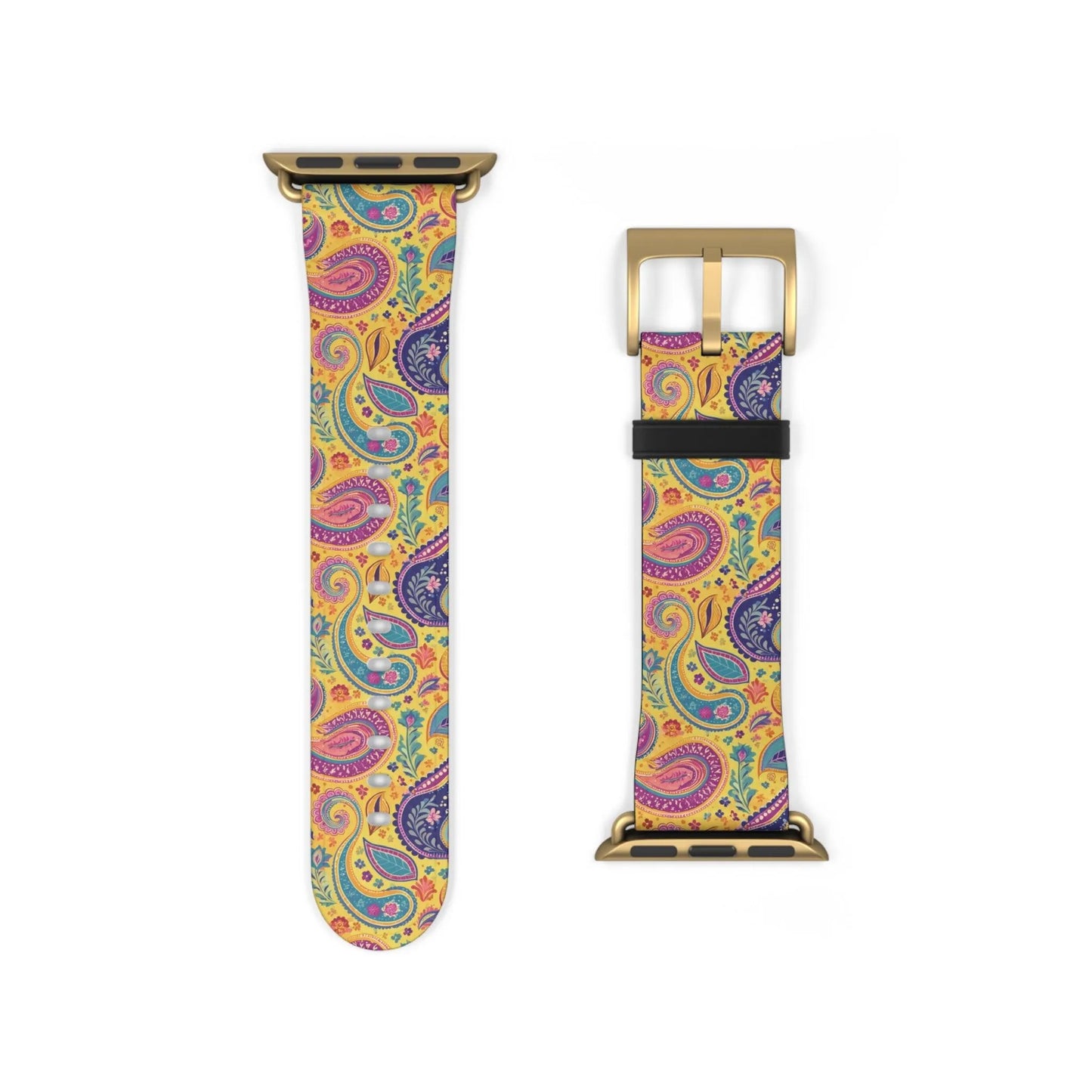 Indian Whimsical Paisley Watch Band - The Global Wanderer